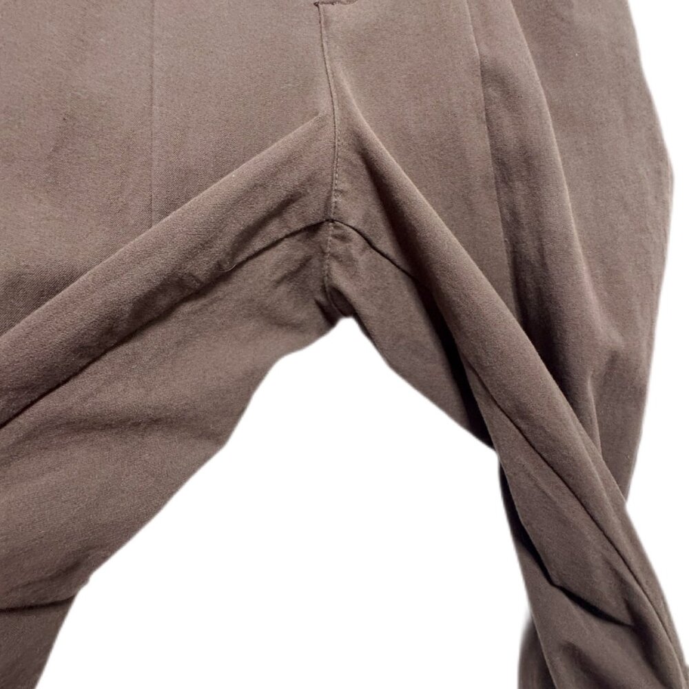 🔥 FLASH SALEOld Navy Brown Pixie Skinny Pants Size10 High Rise Split Hem Office - Picture 6 of 7